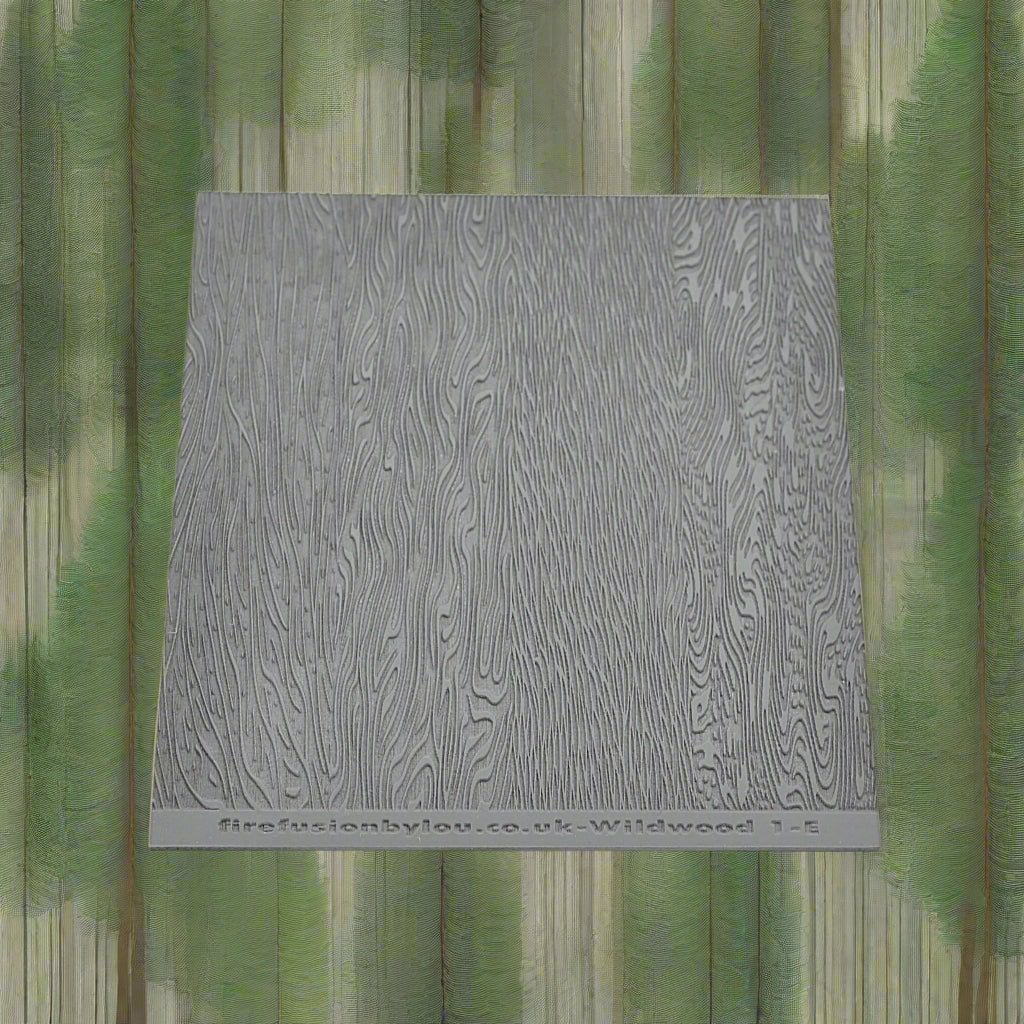 embossed bark texture mat. Use to make an impression on metal clay and polymer clay.